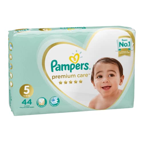 Pampers Premium Care Pack Size 5 (11-16kg) 44 Diapers