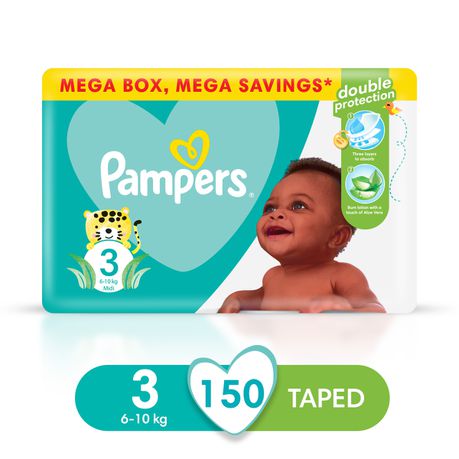 Pampers Active Dry Mega Box Size 3 (6-10kg) 150 Diapers