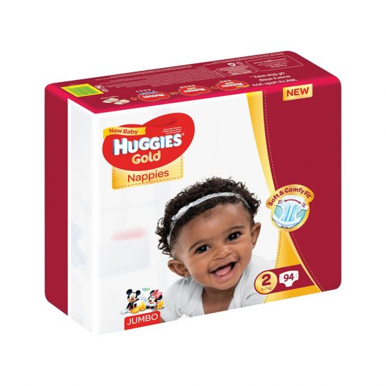 Huggies Gold Size 2 (5-7kg) 94 Diapers