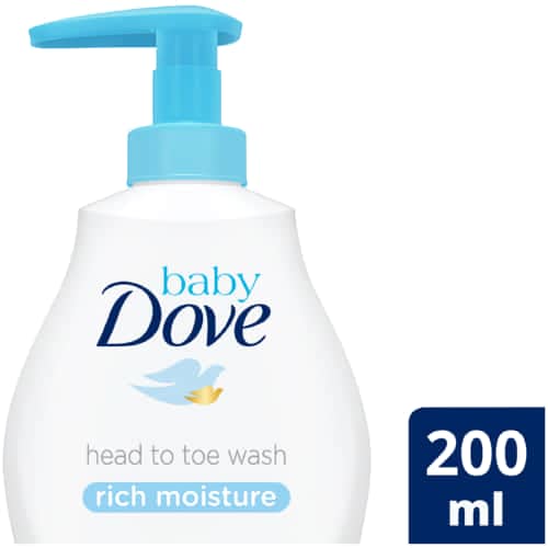 Dove Rich Moisture Baby Head to Toe wash (200ml)