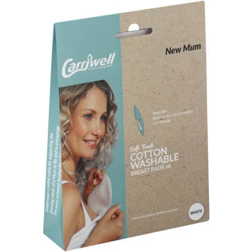 Carriwell washable breast pads 6pcs