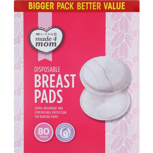 Clicks disposable Breast pads Big Box 80pcs