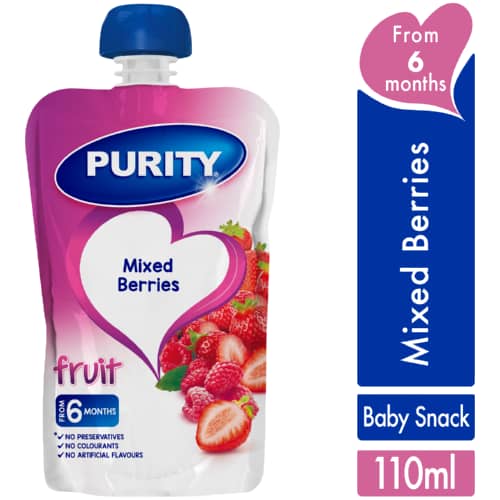Purity Pouch Mixed Berries (110ml)