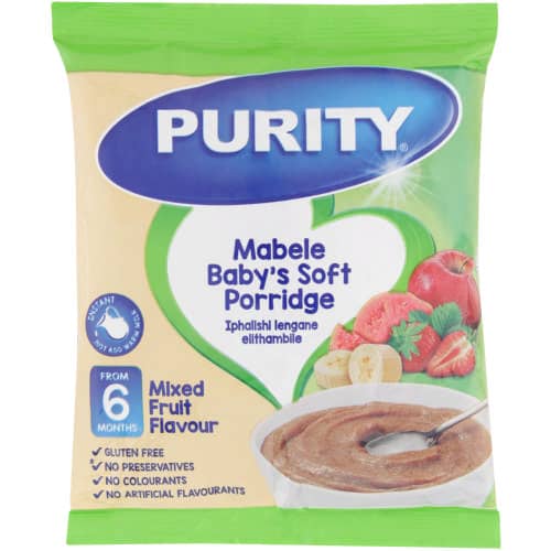 Purity Mabele Soft Porridge mixed fruit (400ml)